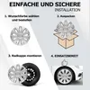 Radkappen 15 Zoll  silber - Radzierblenden 4er-Set von Produktbild-Vorschau 3