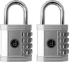 2x Vorhängeschloss 4-Stellig Zahlencode Zahlenschloss Produktbild-Vorschau 1