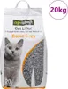 Kattenbakvulling met babypoeder geur Bentoniet 20L Productafbeelding-voorbeeld 1
