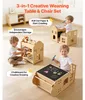 SucceBuy Montessori-Tisch- und Stuhlset aus Holz, Produktbild-Vorschau 3