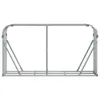 vidaXL Wiata na drewno opałowe srebrna 180x45x100 cm Stal Podgląd zdjęcia produktu 4