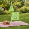 Relaxdays Kinder Klappstuhl, Campingstuhl mit Sonnenschirm, Produktbild-Vorschau 3