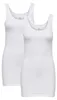 ONLY Langes Tank Top 2-er Stück Pack Ärmelloses Shirt Basic Produktbild-Vorschau 1