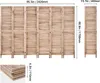 VEVOR Séparation de pièce Paravent en bois 6 pièces Voir les images du produit 8