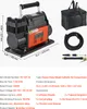 Compresor de aire portátil VEVOR, inflador de neumáticos Vista previa de la imagen del producto 7