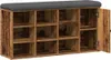 vidaXL Lavice na boty vzhled starého dřeva 102x32x50 cm Náhled obrázku produktu 7