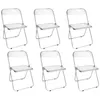 6er Set Acryl Klappstuhl Lounge-Sessel Besuchersstuhl Produktbild-Vorschau 1