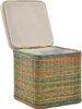 KRINES HOME Rattan Wäschekorb Wäschetruhe Sitz gepolstert Produktbild-Vorschau 10