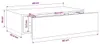vidaXL Wandregal mit Schublade Weiß 40x23,5x10 cm MDF Produktbild-Vorschau 8