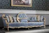 Casa Padrino Luxus Barock Wohnzimmer Set Hellblau / Weiß / Produktbild-Vorschau 2