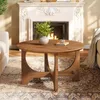Tribesigns Runde Couchtisch aus Massivholz, 80 cm Moderne Produktbild-Vorschau 6