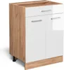 Vicco Küchenunterschrank R-Line, 60 cm mit Schublade, ohne Produktbild-Vorschau 1