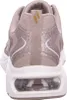 The back view of a beige Skechers sneaker. Voir les images du produit