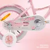 Rower dla dziewczynki 14 cali Pchacz kółka boczne Flower Podgląd zdjęcia produktu 4