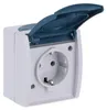 Busch-Jaeger 2083-0-0817, CEE 7/3, Modrá, Bílá, IP44, 250 Náhled obrázku produktu 6