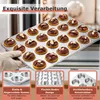 Muffinbackform 24 Mini-Muffins, 37x25 cm, Edelstahl, silber Náhled obrázku produktu