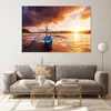 Bilder auf glas - Ufer Boot Strand - 120x80cm - Glasbilder Produktbild-Vorschau 7