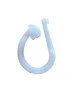 A white plastic clip on a white background. Anteprima dell’immagine prodotto