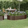 vidaXL Letto rialzato in acciaio verniciato a polvere Anteprima dell’immagine prodotto 2