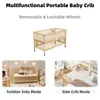 Flieks reisbed 70x140 cm met wielen, babybed/bijbed met Productafbeelding-voorbeeld 6