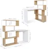 Mondeer Bureau Bureau d'angle Table d'ordinateur pivotante Voir les images du produit 11