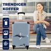 MuchoWow® Koffer Handgepäck Trolley Rollkoffer Kleine Produktbild-Vorschau 2