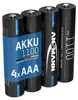 ANSMANN 4X Akku AAA 1100mAh NiMH 1,2V - Micro Batterien Produktbild-Vorschau 6