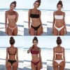 Plavky - bikiny - pro ženy - dvoudílné - na pláž - bílé - Náhled obrázku produktu 4