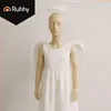 A mannequin dressed as an angel with wings and a halo, against a white background. Produktbild-Vorschau