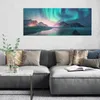 DEQORI Hybrid Leinwand Bild 150x60 cm 'Das Nordlicht der Produktbild-Vorschau 3
