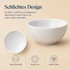 8er-Set Premium Porzellan Schüssel Ø13 cm – Elegante Schale für feine Vorspeisen und Beilagen Anteprima dell’immagine prodotto