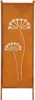 Stele Edelrost Sichtschutz "Dolde" H116cmxB32cm Windschutz Produktbild-Vorschau 3