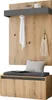 Garderobe Set 3-teilig "Center" in Evoke Eiche und grau Produktbild-Vorschau 9