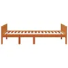 Kinderbett ohne Matratze Wachsbraun 80x200 cm Massivholz Produktbild-Vorschau 4