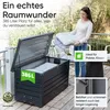 Hortus Home Auflagenbox [Wasserdicht] 385L Metall Gartenbox Produktbild-Vorschau 4