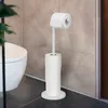 WENKO Stand Toiletten Papier Halter Klo Rollen Weiß offen Produktbild-Vorschau 4