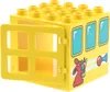 1x Lego Duplo Fenster 4x4x3 gelb Würfel Tür 1x4x3 Hase gelb Produktbild-Vorschau 1
