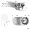 Edelstahl Spüle "Calypso XL" rundes Einbauspülbecken mit Produktbild-Vorschau 7