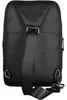 The back of a black sling bag is shown against a white background. Anteprima dell’immagine prodotto