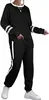 Damen Trainingsanzug Sport Set Elastisch Bequem Weich Produktbild-Vorschau 5