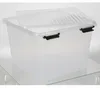 23x Scharnierbox 26L 40x40x27cm Transparent Deckel Produktbild-Vorschau 8