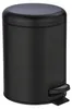 WENKO Kosmetik-Treteimer Leman in Schwarz 5 L Produktbild-Vorschau 1