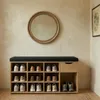 Botník s sedákem KADO, 104 x 50 x 30 cm, hnědá Náhled obrázku produktu 12