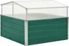 vidaXL Serra verde 100x100x77 cm Acciaio zincato Anteprima dell’immagine prodotto 7