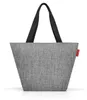 Reisenthel shopper M, Stoffbeutel, Grau, Polyester, Produktbild-Vorschau 5