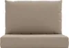 vidaXL Cuscino Pallet 2 pezzi Taupe tessuto Oxford Anteprima dell’immagine prodotto 4