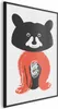 Posterpapier Poster - Friendly Mr. Raccoon 40x60 cm Für Produktbild-Vorschau 1