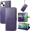 Mobigear Clover iPhone 15 Plus Hülle Klapphülle Geldbörse - Produktbild-Vorschau 1