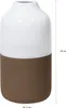 QUVIO Braune Vase – Für Trockenblumen – Dekorationsobjekt – Produktbild-Vorschau 2