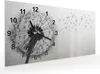 Wanduhr aus Glas mit Motiv Pusteblume im Wind- 60 x 30 cm - Produktbild-Vorschau 2
